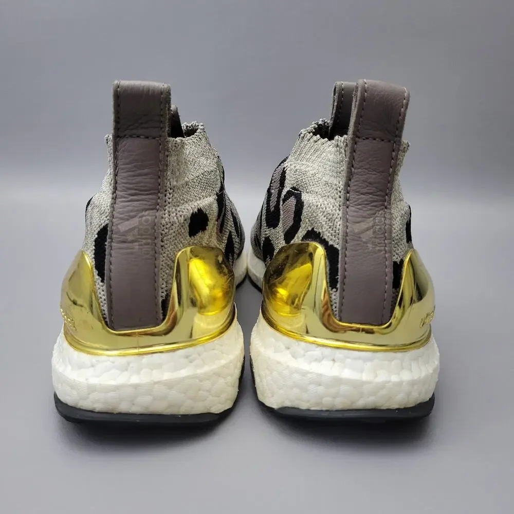 Adidas Ace 16+ Ultra Boost Mens Size 10 RARE Leopard Animal Print Gold